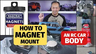 How to magnet mount your rc car body - Redcat Gen8 magnetic mount