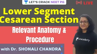 Lower Segment Cesarean Section | Relevant Anatomy & Procedure | NEET PG 2021 | Dr. Shonali Chandra