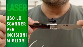 Ho usato la FOTOCOPIATRICE per incidere un coltello INOX con il LASER IKIER K1 PRO