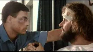 BLOODSPORT  - BADLY ACTED GAY SCENE