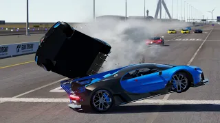 Crash | Bugatti Bolide vs Bugatti Vision GT at Special Stage Route X