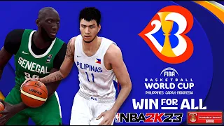 FIBA World Cup 2023 l Senegal VS Gilas Pilipinas l Gilas looking good! l NBA 2k23 PC Gameplay