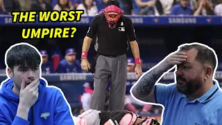 Noted bad umpire, Ángel Hernández blows a couple easy ones | British Father and Son Reacts!