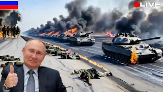 GREAT TRAGEDY FOR THE US! Russia operates Secret weapons to defeat US tank convoys and elite troops