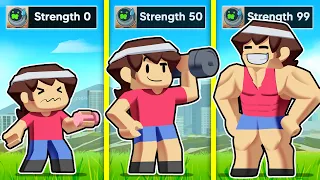 Upgrading Into The STRONGEST MAN In Roblox!