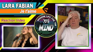 Lara Fabian "Je t'aime" REACTION VIDEO I've Never Seen Anything Like This Before. Beautiful Moment!