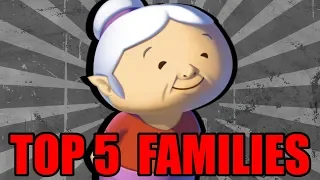 Top 5 BEST FAMILIES in Video Games