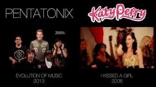 Evolution of Music - Pentatonix (side by side)