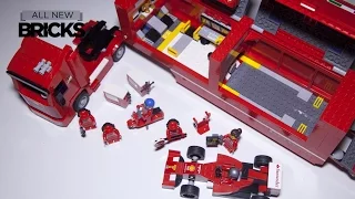 Lego Speed Champions 75913 F14 T & Scuderia Ferrari Truck Speed Build Review