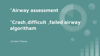 Airway Management || Difficult Airway Management algorithm