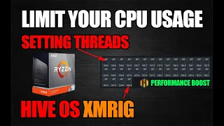 How To Limit CPU Usage And Threads | HiveOS+ Performance BOOST