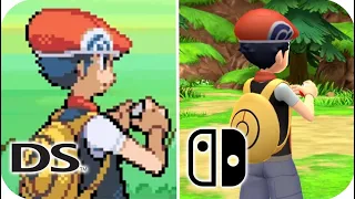 Pokémon Brilliant Diamond & Shining Pearl Graphics Comparison (Old vs. New) [FULL]