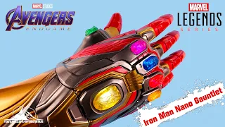 Hasbro Marvel Legends Avengers Endgame IRON MAN NANO GAUNTLET Prop Replica Video Review