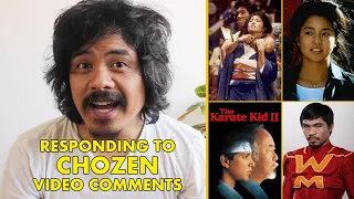 Responding to Chozen, Karate Kid 2, Cobra Kai Season 3, Tamlyn Tomita Comments