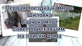 Поездка на Азовское море, Шиловка Ейский район, варю компот, совет приехавшим  на покупку дома