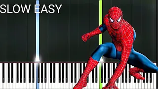 Forget Me Knots - Spider-Man No Way Home Theme | SLOW EASY Piano Tutorial