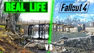 Fallout 4 Gameplay - Sanctuary IN REAL LIFE Settlement Location!
