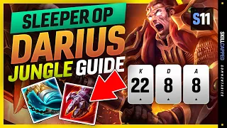 SLEEPER OP Jungle Darius - CHALLENGER Darius Guide - Learn How To Play Darius & HARD CARRY Season 11