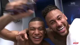Try not to laugh mbappe and neymar