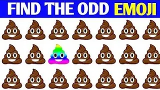 Find The ODD One Out - Emoji Quiz - Easy, Medium, Hard, Impossible Levels 🙅🏽