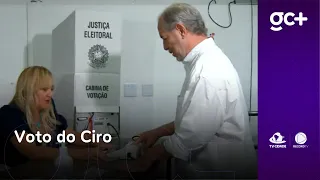 Eleições 2022: Ciro votou na sede da Secretaria da Saúde do Ceará e disse que seguiu o PDT