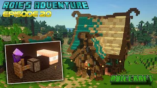 How to build a FANTASY TAVERN in Minecraft - How to Break Minecraft Bedrock - Adie's Adventure Ep 20