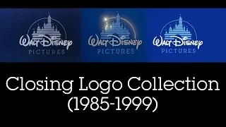 Official Walt Disney Pictures Closing Logo Collection [1985-1999]