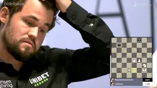 Chess longest world champion record 2021 GM Magnus vs GM Ian Game 6