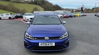 2019 VW GOLF R ESTATE 2.0 4Motion Lapiz Blue panoramic sunroof for sale Castle Motors