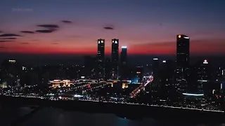 Amazing Drone Magical Holographic Light Show in China(480P)