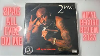 2pac all eyez on me vinyl record review 2023 | 2pac vinyl record review | hip hop vinyl records 2pac