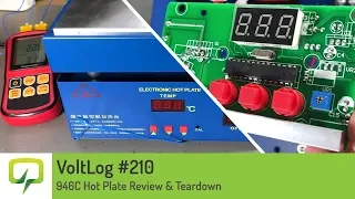 Voltlog #210 - 946C Hot Plate Review & Teardown