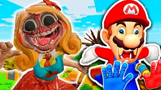 MISS DELIGHT Poppy Playtime in MINECRAFT - MINECRAFT MEMES with MARIO part 10 (wait what meme)