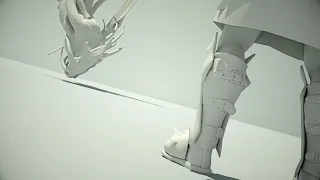 Orc vs Creature 3D Animation
