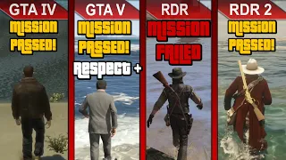 THE BIG GTA VS RDR COMPARISON | GTA IV vs. GTA V vs. Red Dead Redemption vs Red Dead Redemption 2