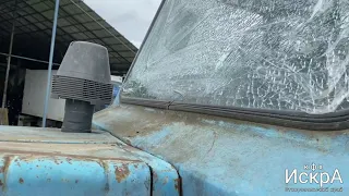 Замена лобового стекла на тракторе МТЗ 80