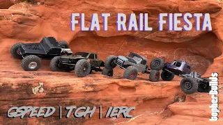 RC Flat Rail Fiesta w/@skchobbies and friends | GSpeed Gshot | TGH Sherpa | IERC Merge | RC Crawling