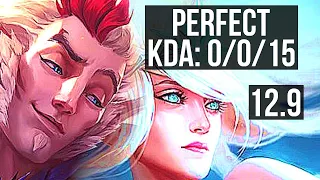 RAKAN & Xayah vs JANNA & Ezreal (SUP) | Rank 2 Rakan, 0/0/15, 2.1M mastery | TR Grandmaster | 12.9