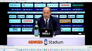 VIDEOCONFERENZA ALLEGRI POST ATALANTA JUVENTUS 01 10 2023