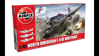 Airfix : F-51D Mustang : 1/48 Scale Model : In Box Review