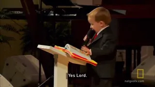 Amazing! Story - Kanon - 4 year old preacher - To cute - National Geographic