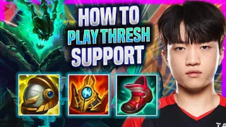 LEARN HOW TO PLAY THRESH SUPPORT LIKE A PRO! - T1 Keria Plays Thresh Support vs Karma! | Season 2023