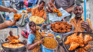 Cheapest Food Of India | 8 Different Bhaji Only Rs.10/- | Pondicherry | Street Food India