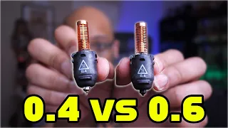 Comparing 0.4mm and 0.6mm Nozzles for the Flashforge Adventurer 5M