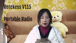 Retekess V115 Portable Radio AM FM Radio with Shortwave Radio Review