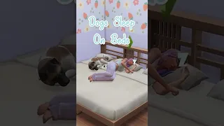 Dogs Can Sleep On Beds!? │ Sims 4  │ No CC │ Build Tips