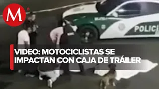 Dos adolescentes murieron al impactarse contra un tráiler en Iztapalapa