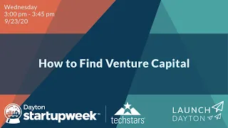 Mfg: How to Find Venture Capital