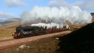 Steam Train West Highland Railway Line Highlands Of Scotland