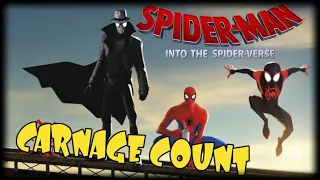 Spider-man Into The Spider Verse Carnage Count